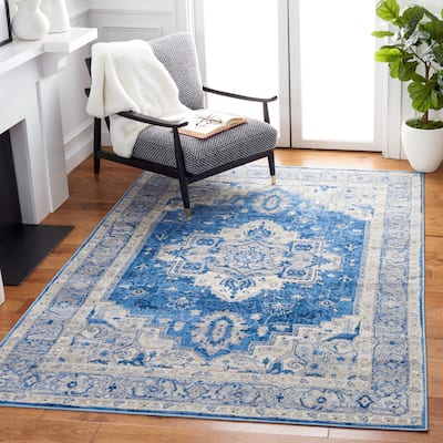 SAFAVIEH, Brentwood Eustachia Oriental Distressed Rug - 8' x 10'