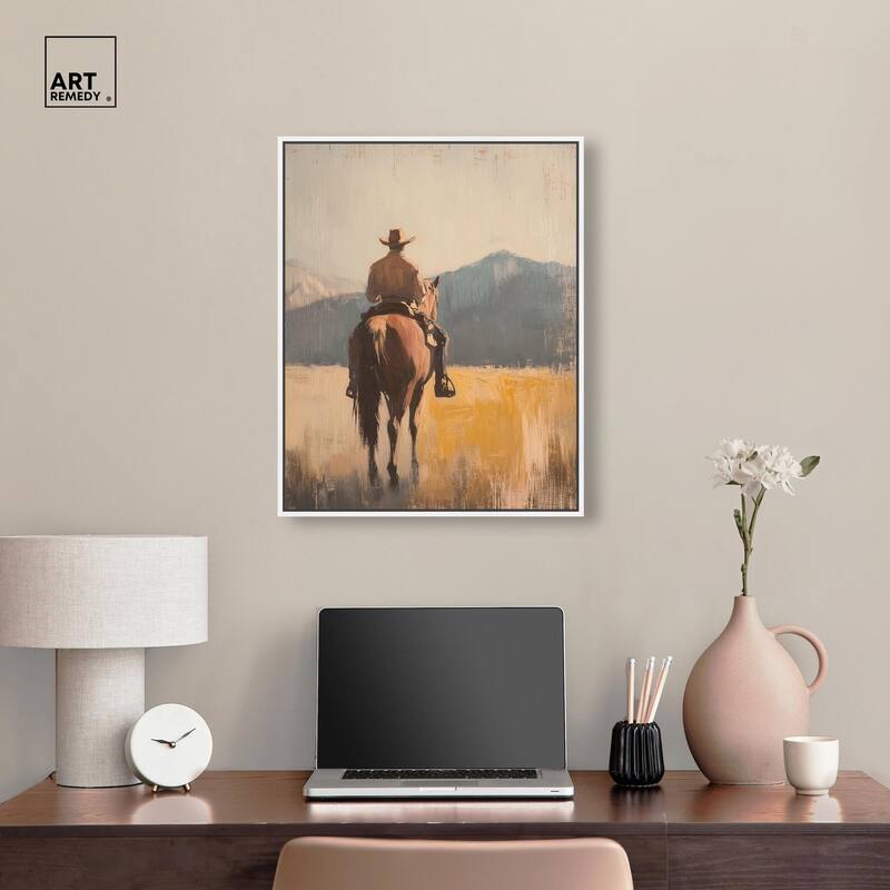 Long Ride Canvas by Art Remedy