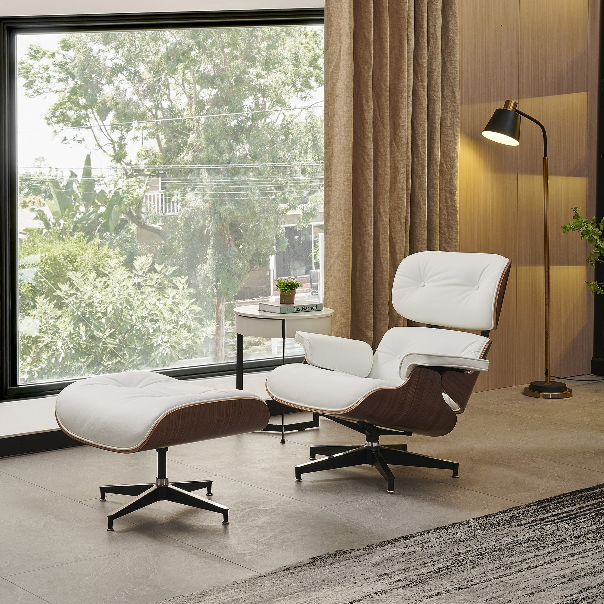 Chair on sale plus ottoman