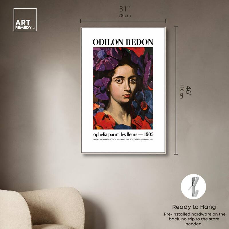 Vision of Ophelia Canvas by Art Remedy