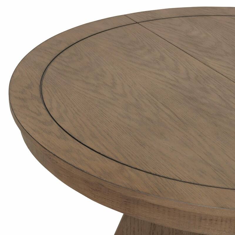 Vintage Extendable Farmhouse Dining Table - 42" to 58" Rustic Kitchen Table for 4-6