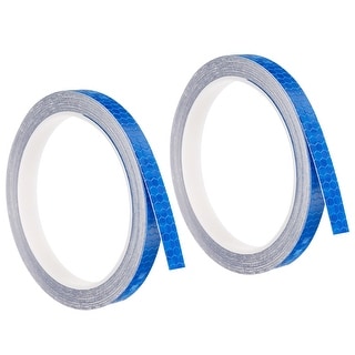 Reflective Tape, 2 Roll 26 Ft x 0.4-inch Safety Tape Reflector, Blue ...