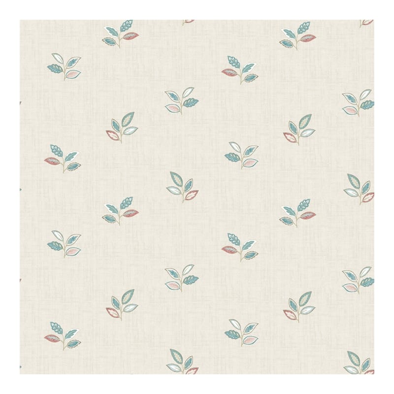 Chesapeake Leigh Coral Leaf Wallpaper - 20.5 x 396 x 0.025