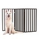 preview thumbnail 5 of 12, 3-Panel Tall Modern Indoor Foldable Dog Gate - 54x32-Inch Wood Freestanding Pet Fence