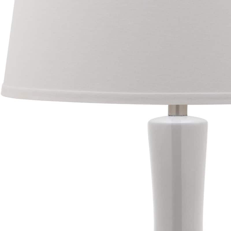 SAFAVIEH Lighting Danelle 32-inch Navy Gourd Lamp (Set of 2) - 17"x17"x32" - 17Wx17Dx32H
