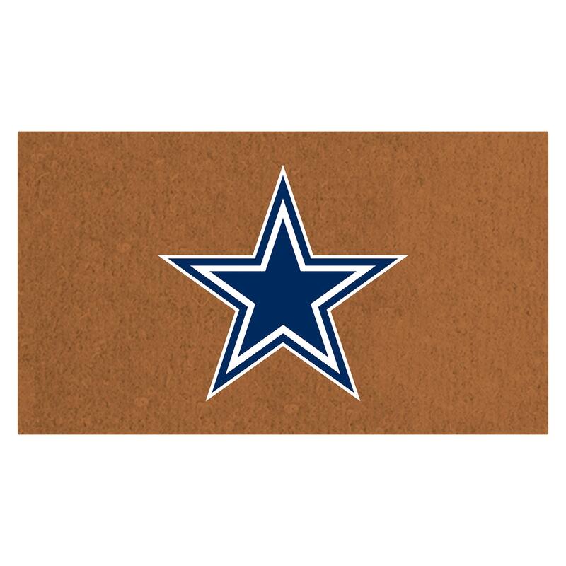 Dallas Cowboys Full Color Indoor/Outdoor Coir Mat - 28" x 16"