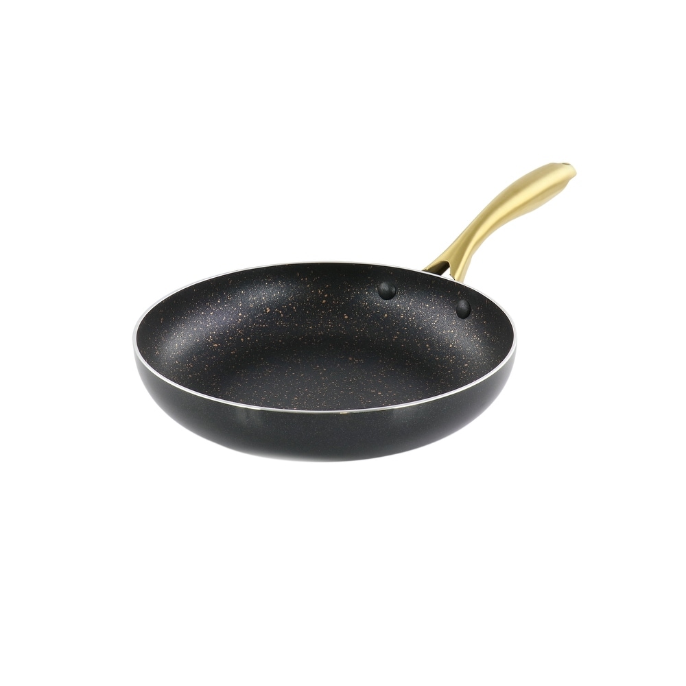 Thyme & Table Non-Stick 8 inch Gold Fry Pan with Stainless Steel Induction Base