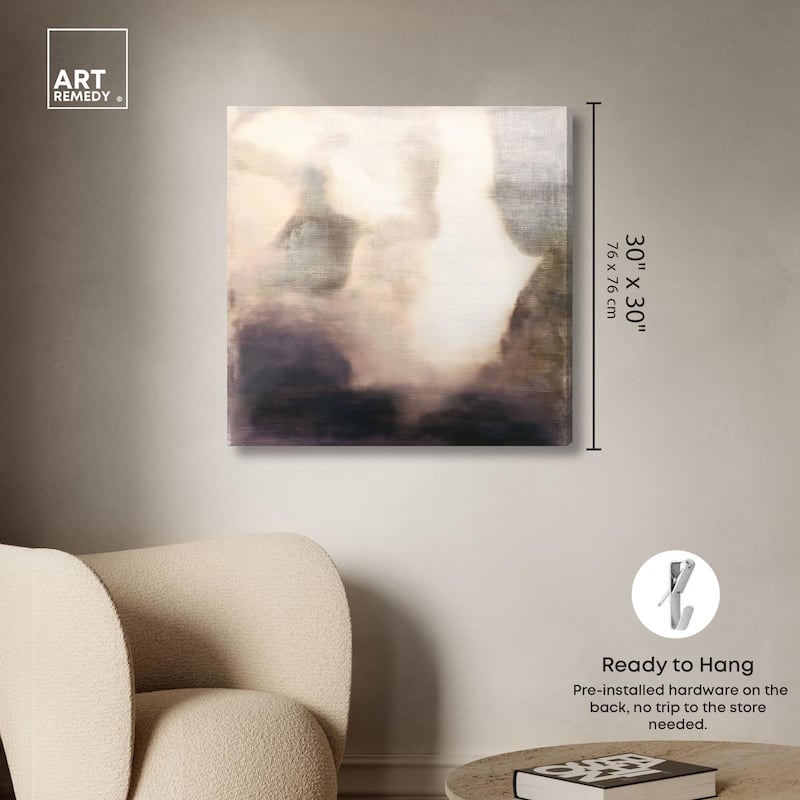 Pale Taupe I Canvas by Art Remedy, Gallery Wrapped