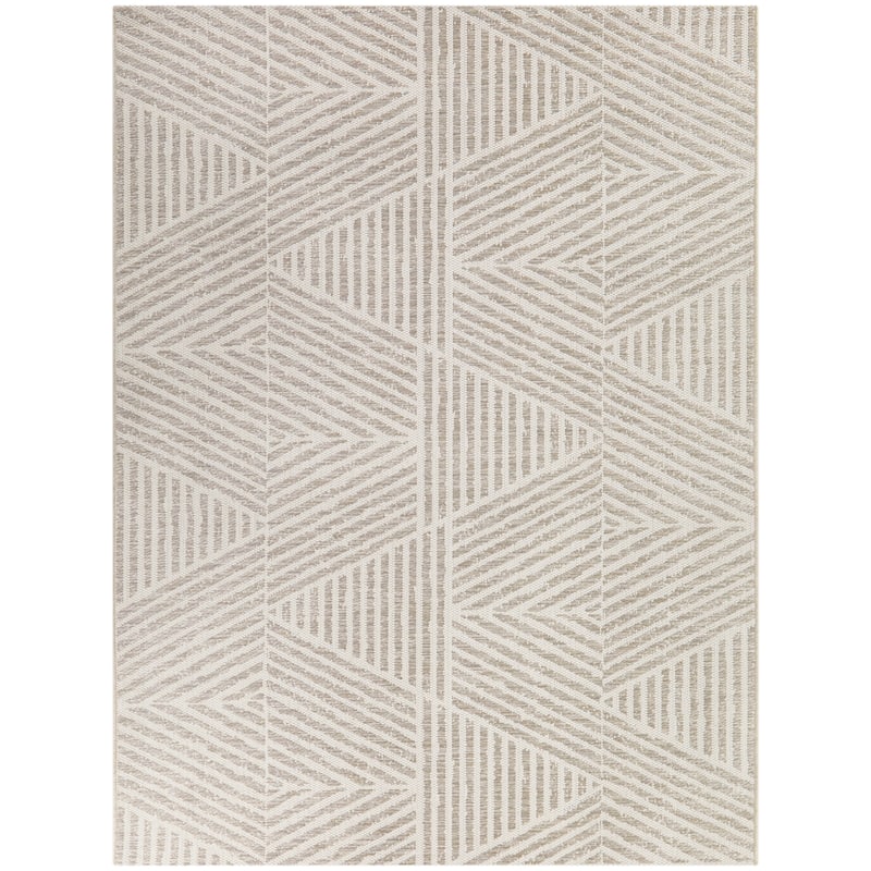 Darcy Modern Stripe Indoor/Outdoor Area Rug