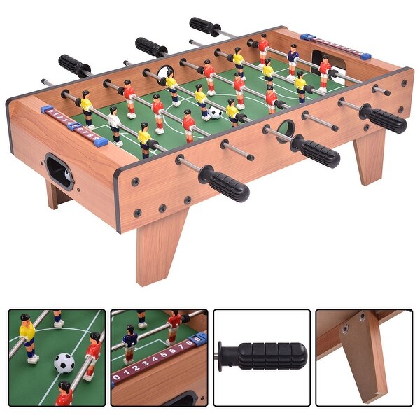 Costway 27'' Foosball Table Competition Game Room Soccer football