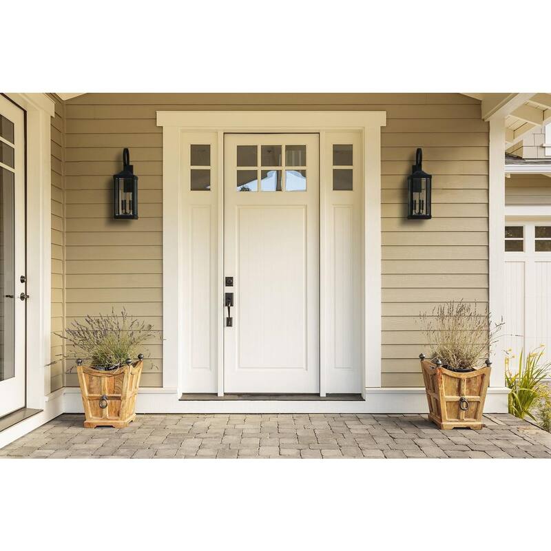 Gibbes Street 3-light Bronze Traditional Outdoor Wall Lantern Light - 27.380" x 15.500" x 14.120"