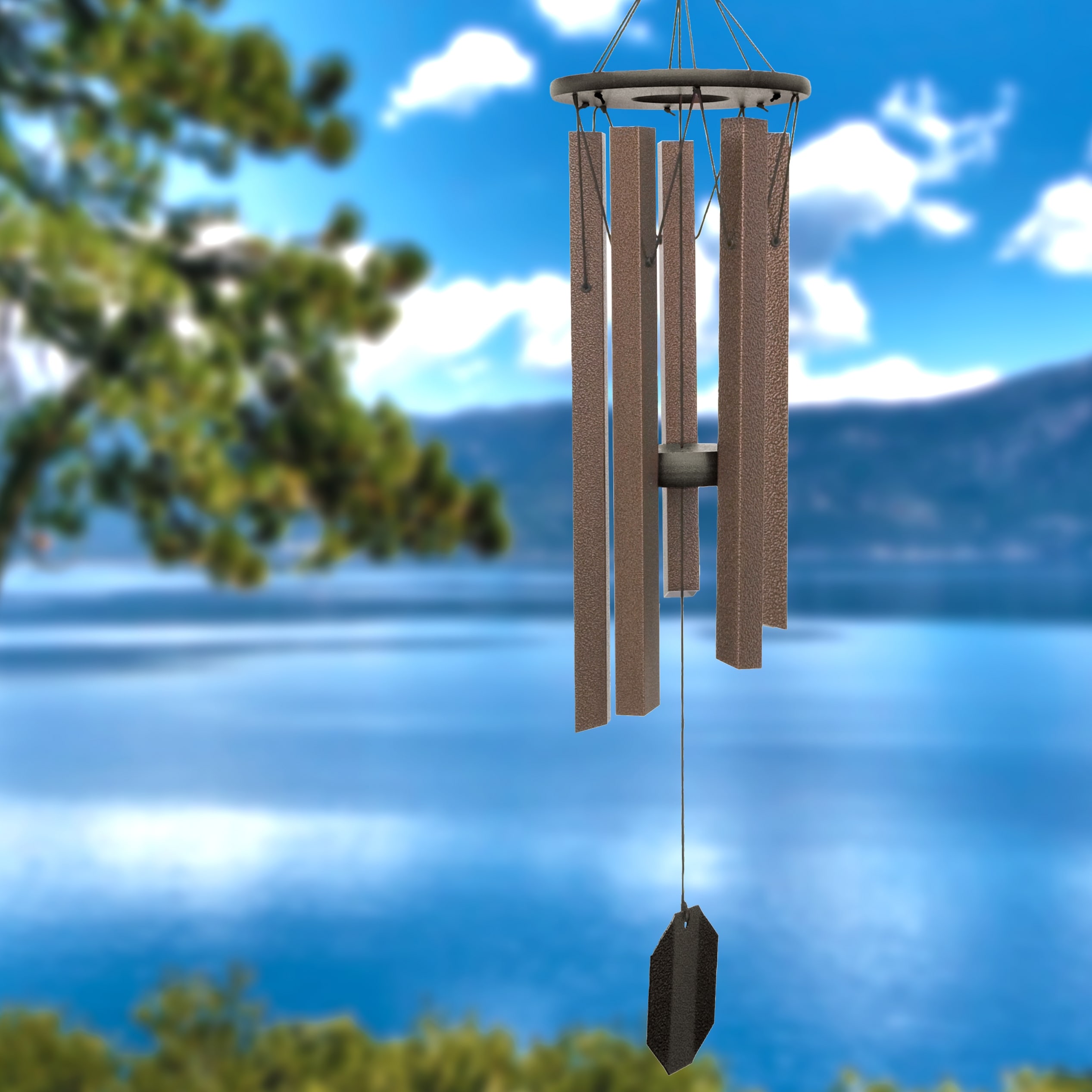 T*i様 【美品】Three Weather Performer6'2ft ショ OUTDOOR LEISURE PRODUCTS Model 734BZ Wind Chime made with powder