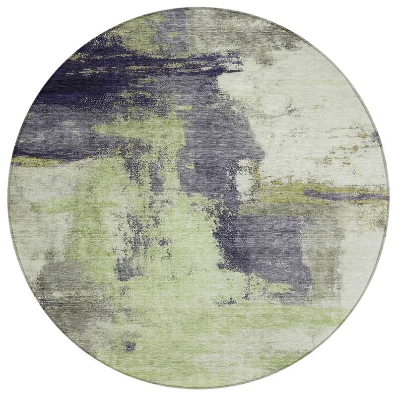 HomeRoots Abstract Transitional Rectangle Outdoor Rug