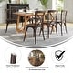 preview thumbnail 31 of 49, 2 Pack Stackable Wood Cross Back Chair