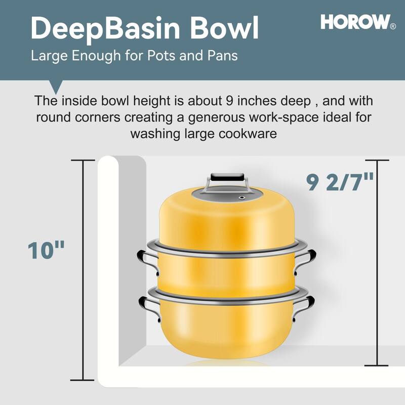 HOROW 30 in. Farmhouse/Apron-Front Single Bowl White Fireclay Kitchen Sink with Bottom Grid and Strainer