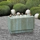 preview thumbnail 2 of 5, Patina Resin Bubbler Outdoor Fountain with LED Lights and Birds