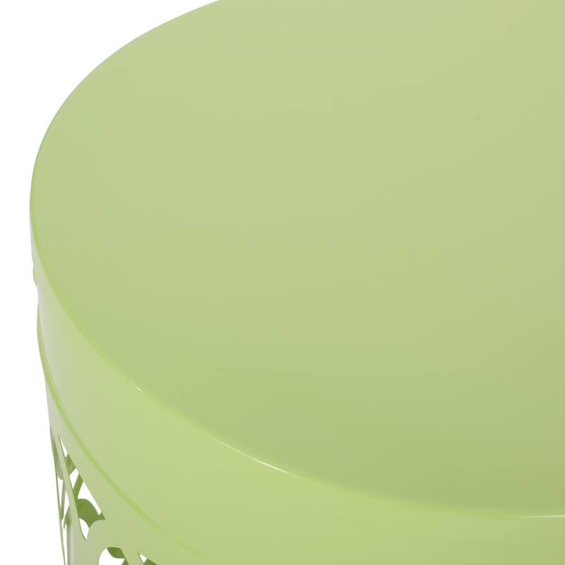 Outdoor Metal end table -Large
