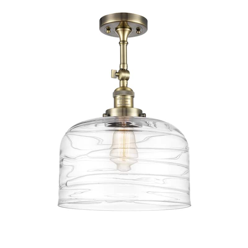 Innovations Lighting Franklin Restoration Bell 1 Light 12" Semi-Flush Mount