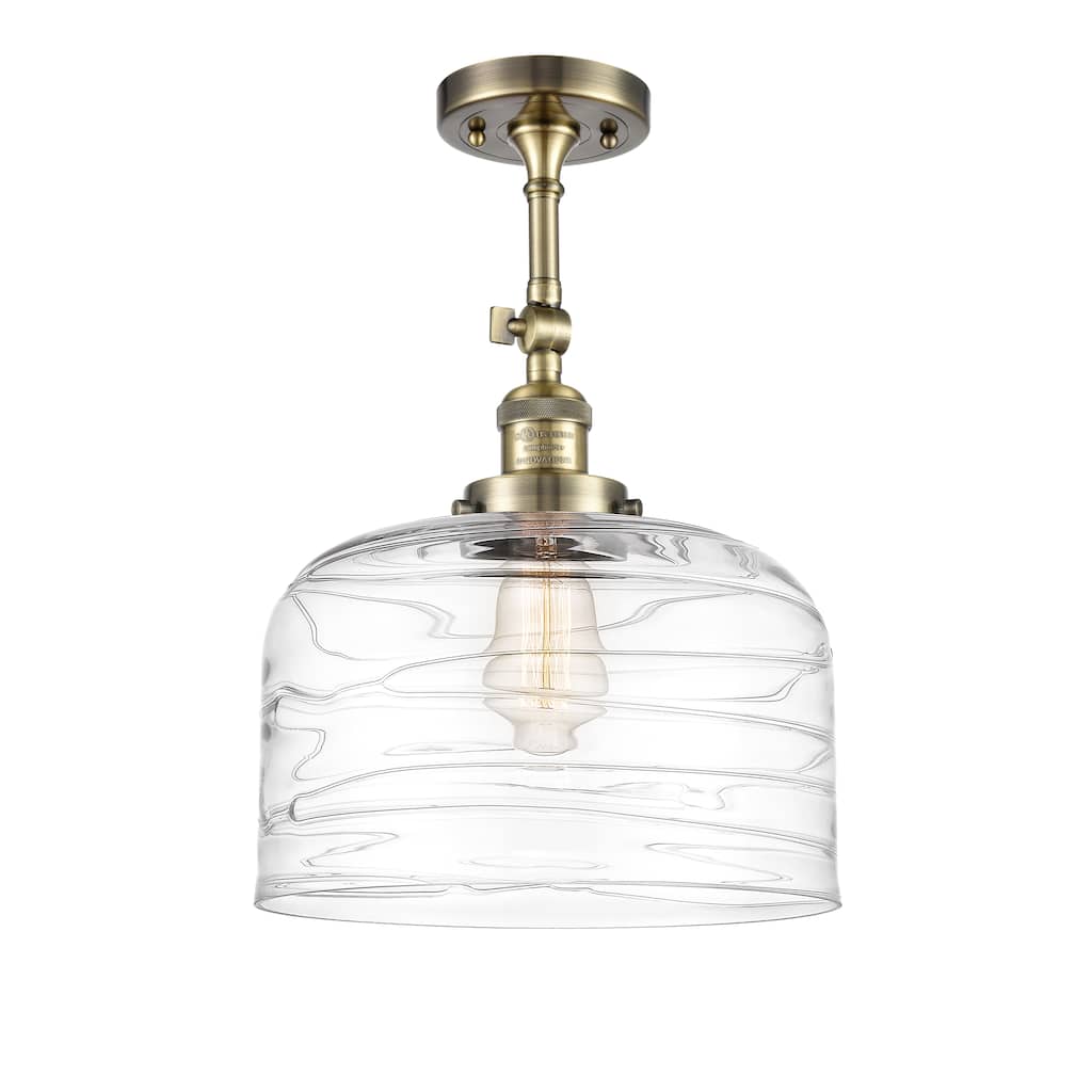 Innovations Lighting Franklin Restoration Bell 1 Light 12" Semi-Flush Mount