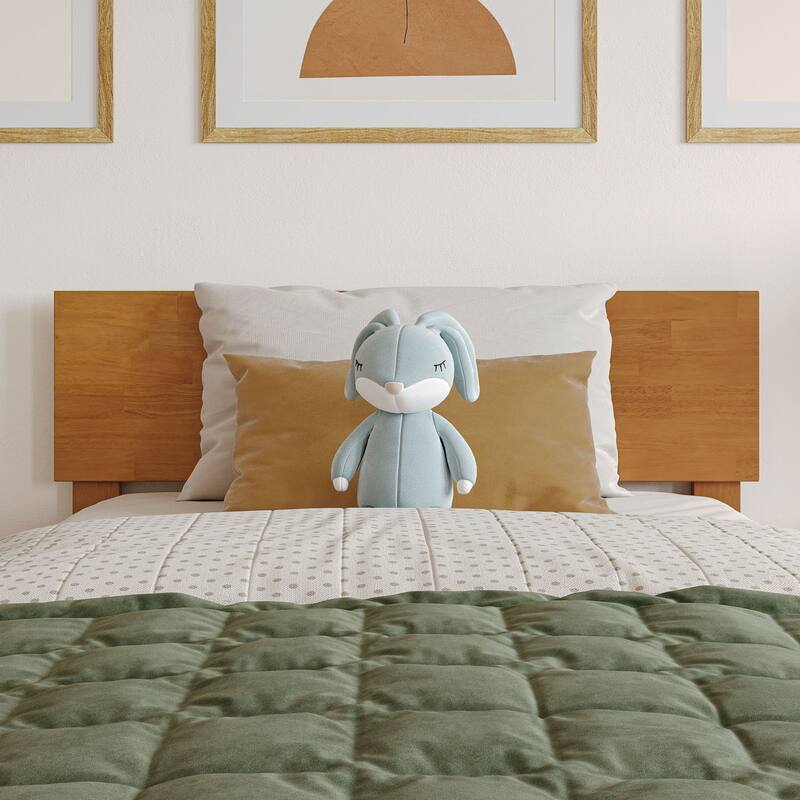 Orlando Platform Bed with Footboard and Twin Trundle Bed