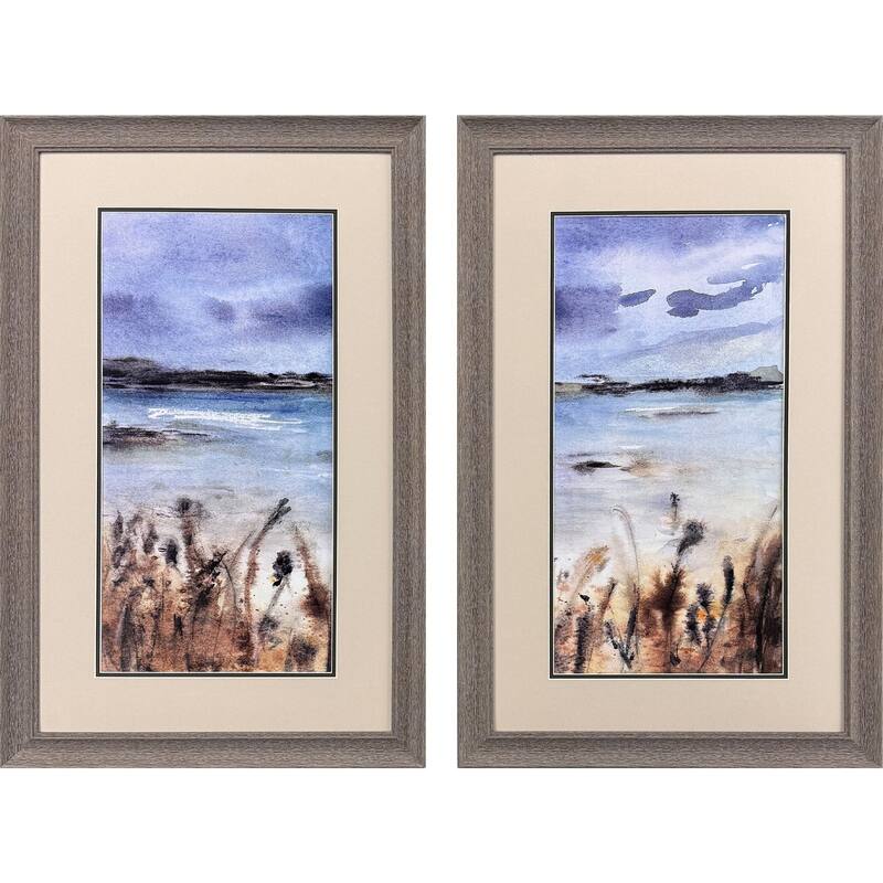 Paragon Cloudy Day Bay Framed Art - Set of 2