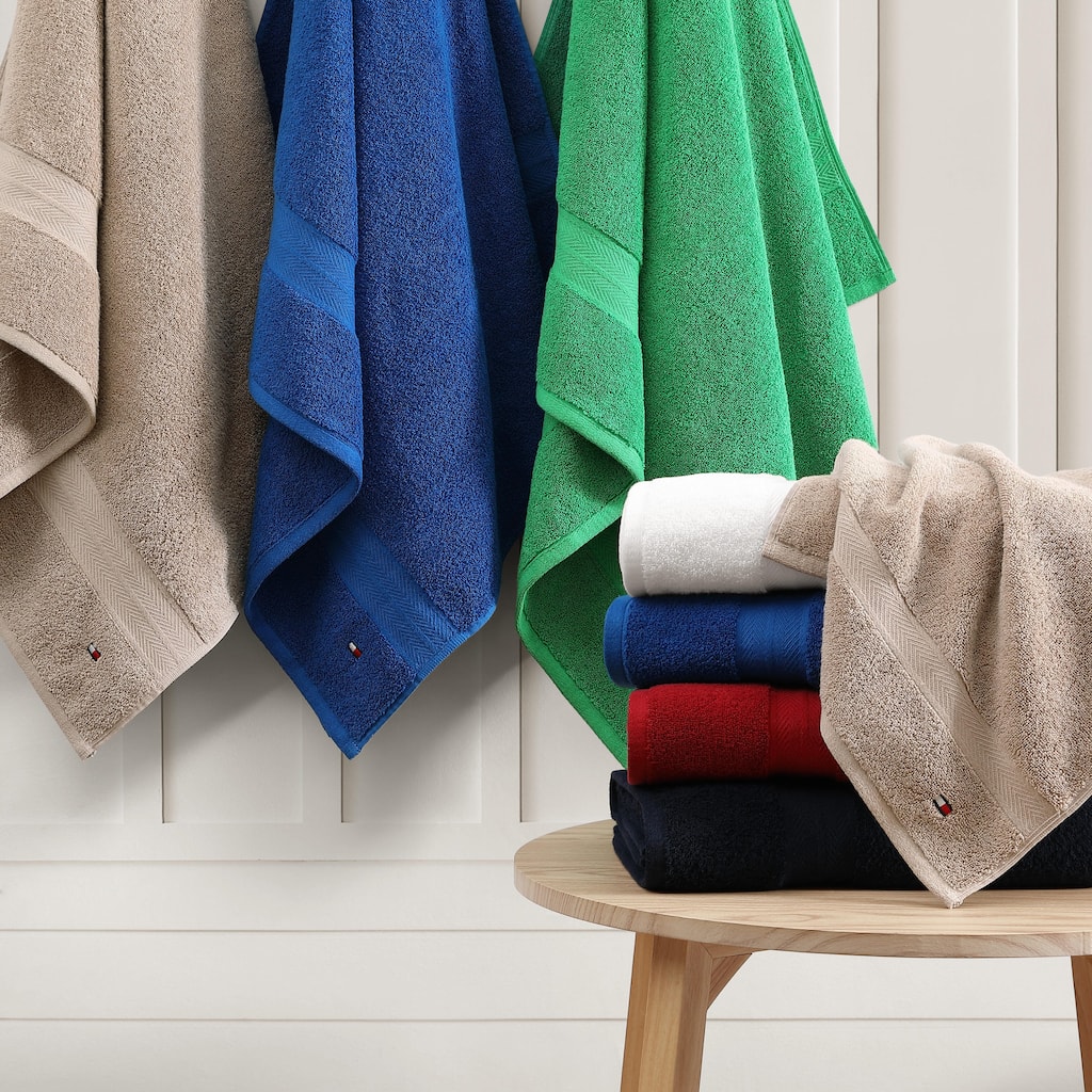 Tommy Hilfiger Modern American Cotton 6 Piece Towel Set - 6 Piece