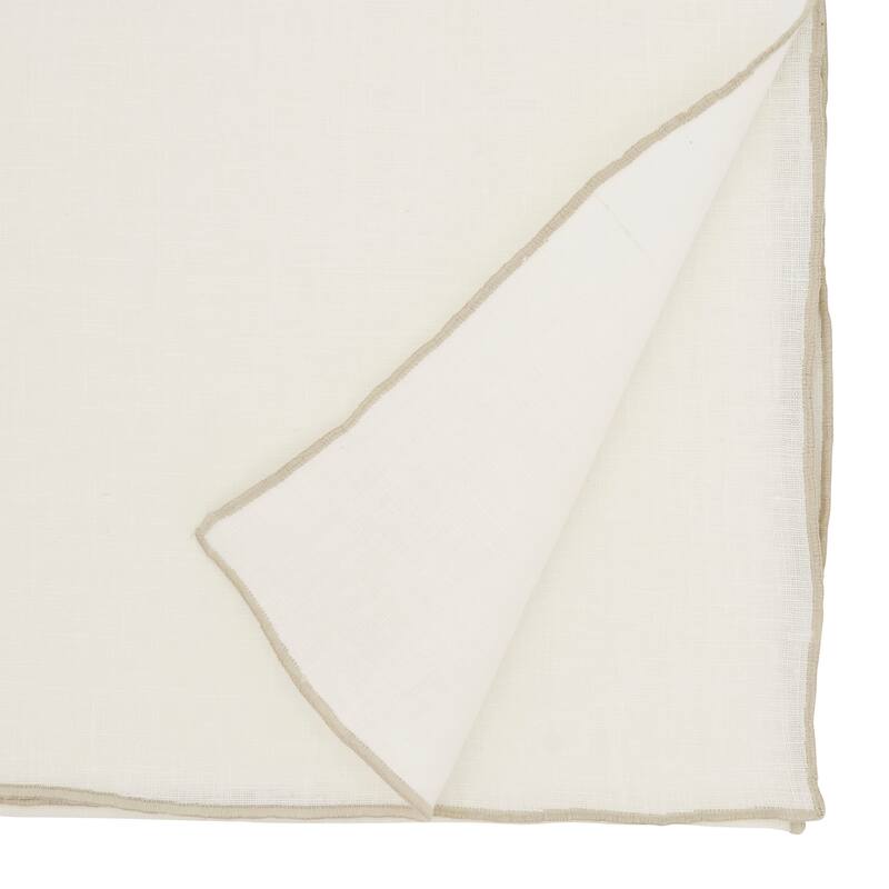 Stonewashed Stitched Edge Table Runner