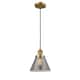 Option Brushed Brass / Light Smoke