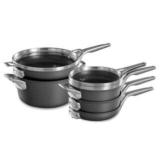 Calphalon Premier Space-Saving Hard-Anodized Nonstick Cookware,