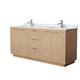 Option Light Straw / White Carrara Marble Top / Brushed