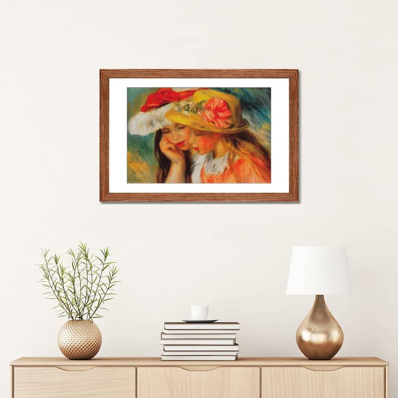 iCanvas "Deux Soeurs (two Sisters)" by Pierre-Auguste Renoir