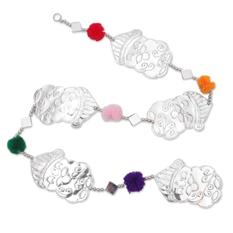 Novica Handmade Gnomes Dream Aluminum Garland