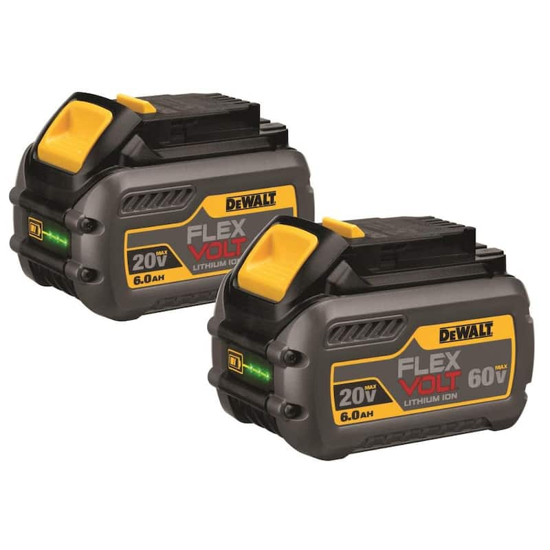 Dewalt 20V/60V MAX FLEXVOLT 6.0 Ah Battery 2 pack - Li-Ion