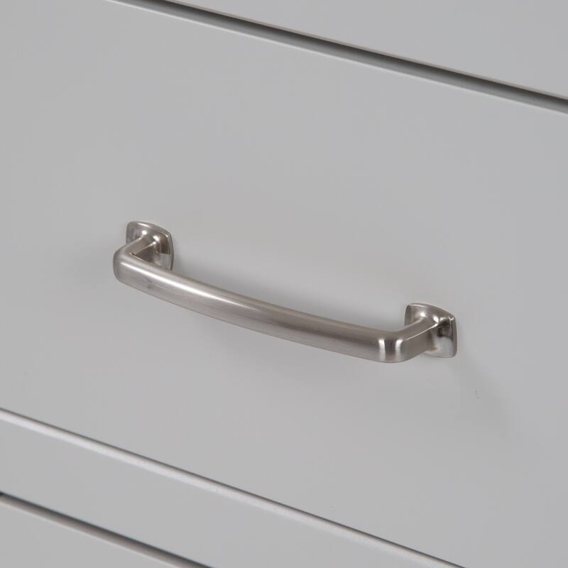 Chamiree 42.5" Bathroom Vanity With Cabinet, 6 Drawers, and White Sink Top