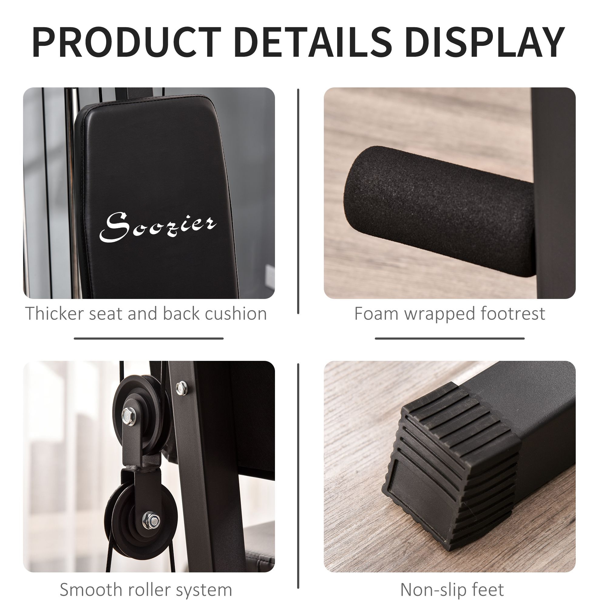 Soozier dip station top