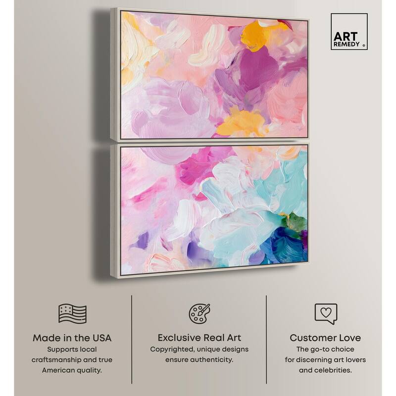 Misty Layers Canvas Set of 2 by Art Remedy