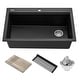 preview thumbnail 146 of 146, KRAUS Bellucci Workstation Topmount Drop-in Granite Kitchen Sink