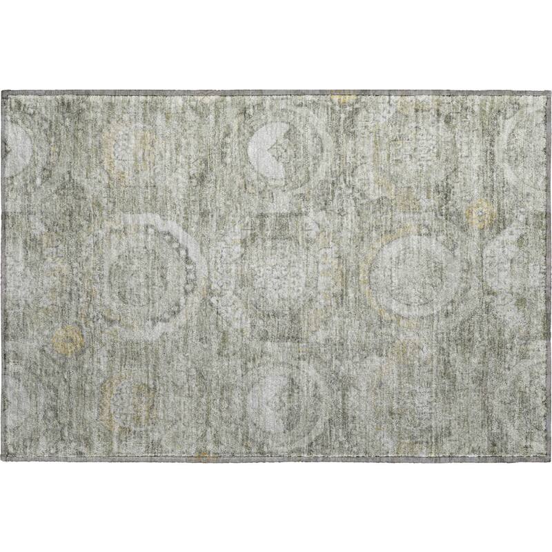 Premium Washable Super Soft Vintage Medallions Mayfield Rug