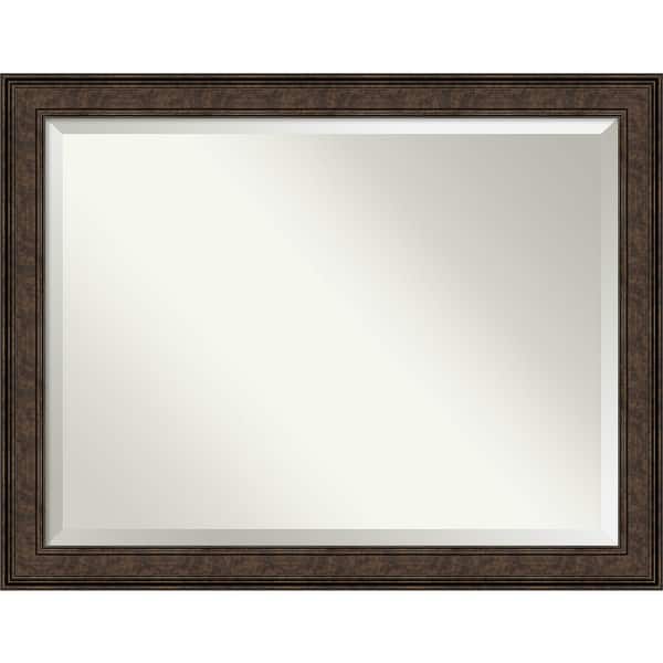 slide 2 of 37, Beveled Bathroom Wall Mirror - Ridge Bronze Frame