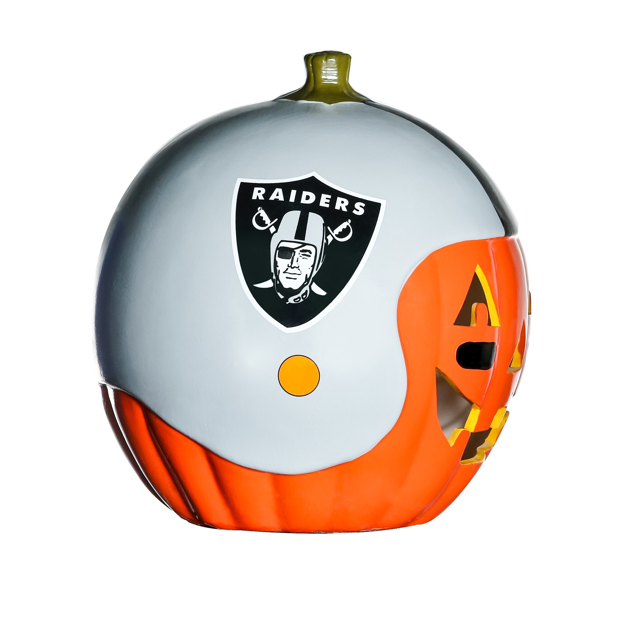 Las Vegas Raiders Ceramic Pumpkin Helmet