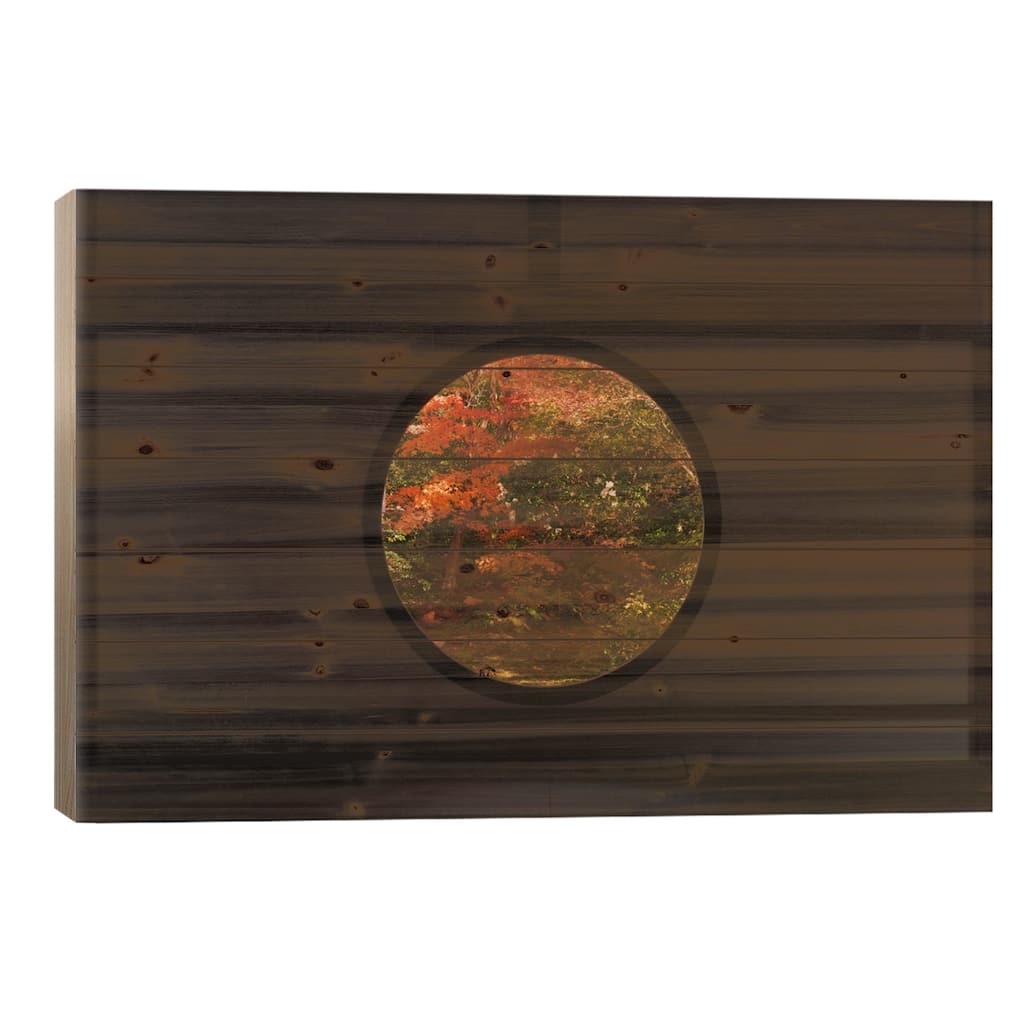 Autumn In Japan I Print On Wood by Daniel Kordan - Multi-Color