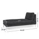 preview thumbnail 15 of 31, Beamon Contemporary Fabric Chaise Lounge by Christopher Knight Home - 69.00" L x 29.00" W x 30.00" H
