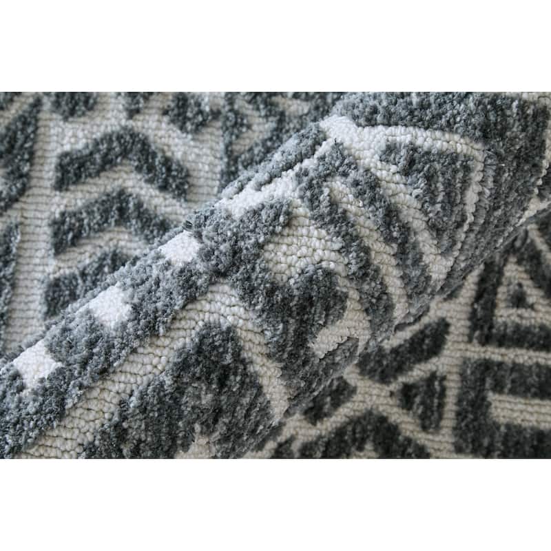Grand Bazaar Oliena Machine Made Southwestern Modern Area Rug
