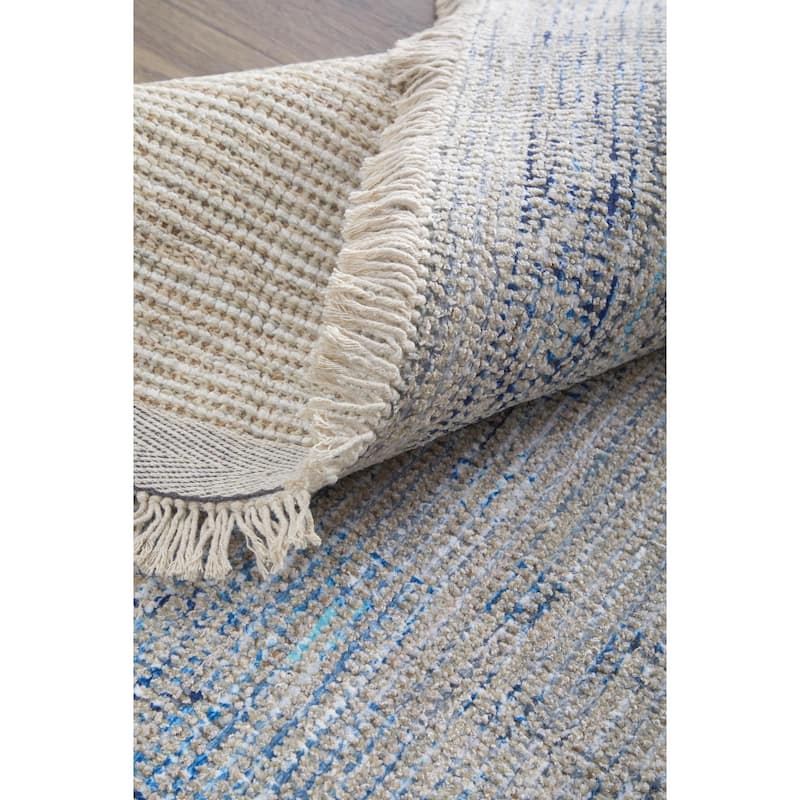 Grand Bazaar Ramey Hand Woven Medallion Transitional Area Rug