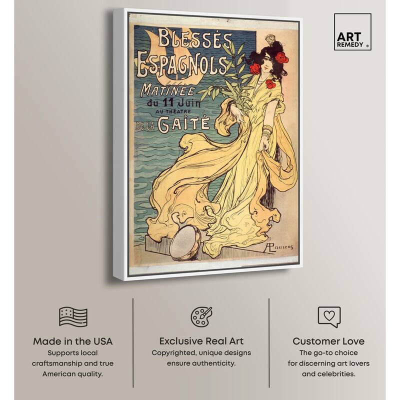 Spanish Dance Canvas by Art Remedy