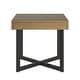 preview thumbnail 26 of 31, Eldersley Wood Finish End Table with One Drawer by iNSPIRE Q Modern