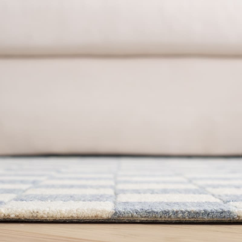 SAFAVIEH Handmade Martha Stewart Collection Berthild Checkered Wool Rug