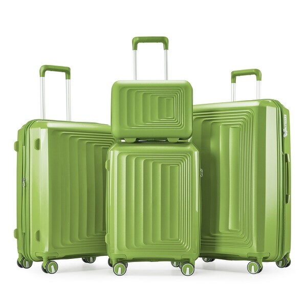 Luggage 4 Piece Sets Hard Shell Lightweight TSA Lock - On Sale