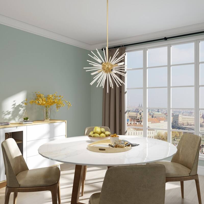 Livex Lighting 6-Light Pendant Chandelier, 41254-12, 41254-05