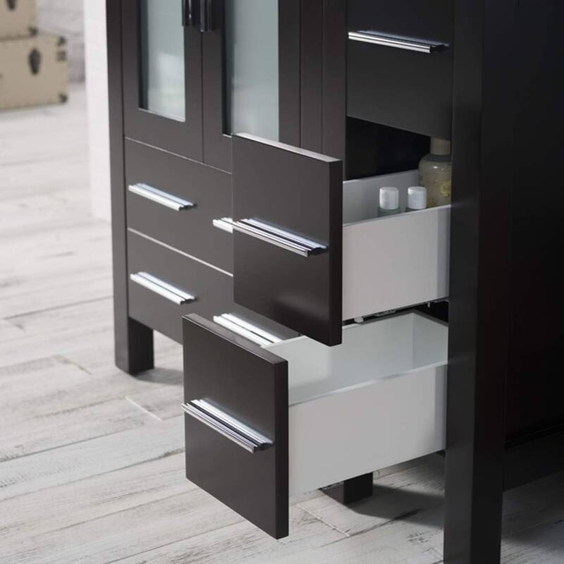 Blossom Sydney 36" Bathroom Vanity with Side Storage Cabinet & Mirror